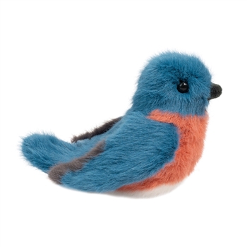 Bertie the Stuffed Blue Bird by Douglas
