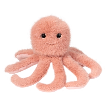 Mini Pink 9 Inch Stuffed Octopus by Douglas