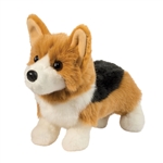 Gizmo the 10 Inch Stuffed Tri-Color Corgi Dog by Douglas