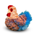 Henrietta the Plush Blue Laced Red Wyandotte Hen by Douglas