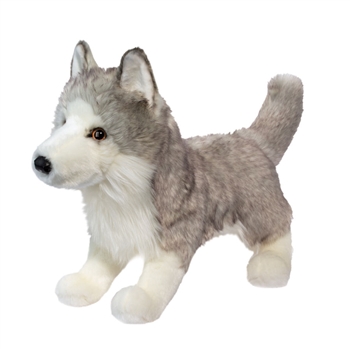 Shadow the 16 Inch White Wolf Stuffed Animal by Douglas