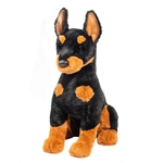 Maverick the DLux Stuffed Doberman Dog by Douglas