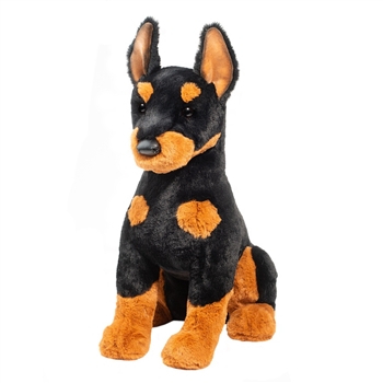 Maverick the DLux Stuffed Doberman Dog by Douglas