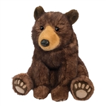 Abbott the 13 Inch DLux Grizzly Bear Stuffed Animal by Douglas