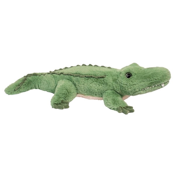 Safari Alligator Figur Braun/grün – Handbemalte, Realistische Tierfigur Für Sammler & Spiel | 15,2 Cm Lang