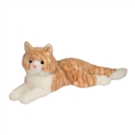 Mango the 15 Inch Stuffed Orange Tabby Cat by Douglas