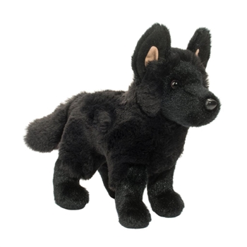 Harko the Plush Black German Shepherd Dog by Douglas
