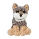 Mini Soft Albie the 6 Inch Plush Wolf by Douglas