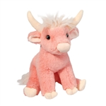 Soft Candie the 10 Inch Plush Pink Highland Cow by Douglas