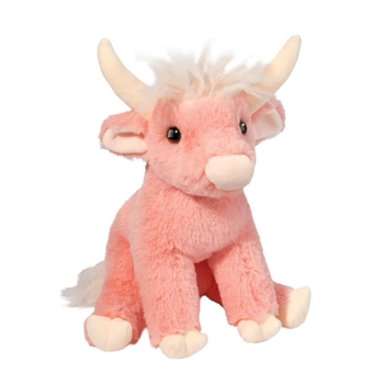 Soft Candie the 10 Inch Plush Pink Highland Cow by Douglas