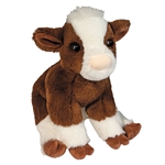 Soft Bessie the 9 Inch Plush Brown Cow by Douglas