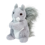 Soft Swiftie the 9 Inch Plush Gray Squirrel by Douglas
