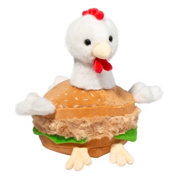 Chicken Sandwich Stuffed Animal Macaroon Plush by Douglas