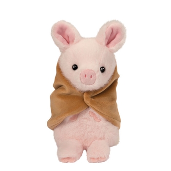 Puff the Plush Pig in a Blanket by Douglas