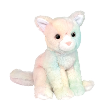 Mini Soft Pixie the 6 Inch Plush Rainbow Cat by Douglas