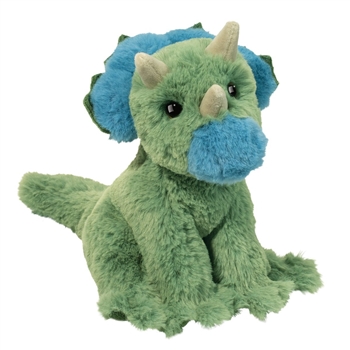 Mini Soft Roarie the 8 Inch Plush Green Triceratops Dino by Douglas