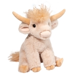 Soft Laddie the 10 Inch Plush Cream Highland Cow by Douglas