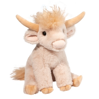 Soft Laddie the 10 Inch Plush Cream Highland Cow by Douglas