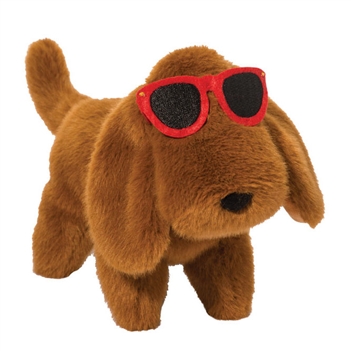 Muzzles Danette the Dachshund Stuffed Animal with Sunglasses by Douglas