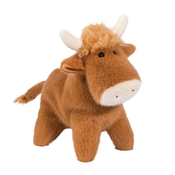 Large Muzzles Hank the 10 Inch Highland Cow Stuffed Animal by Douglas