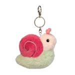 Clip-On Stuffed Snail Bag Charm by Douglas