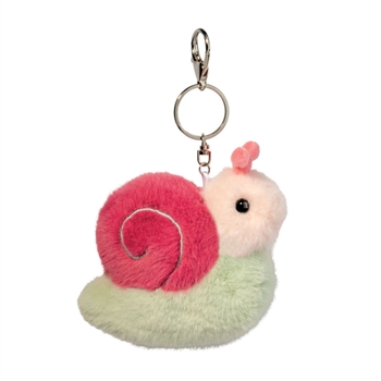 Clip-On Stuffed Snail Bag Charm by Douglas