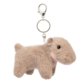 Clip-On Stuffed Hippo Bag Charm by Douglas