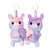 Besties Plush Unicorns Magnetic Bag Charms by Fiesta