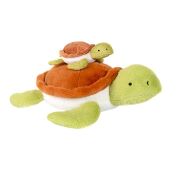 Mom and Baby Eco-Friendly Sea Turtle Stuffed Animals by Fiesta