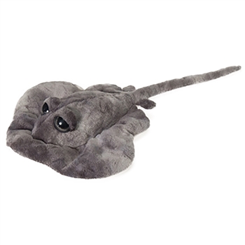 Big Eyed Stuffed Stingray 13 Inch Plush Animal by Fiesta