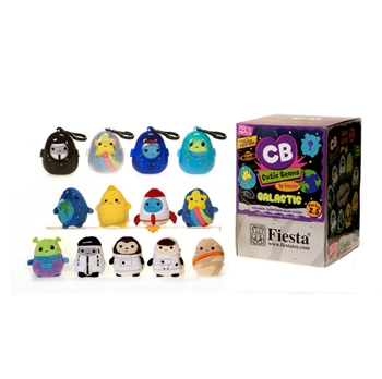 Galactic Cutie Beans Plush Mystery Pack with Clip-On Case Bag Charm by Fiesta