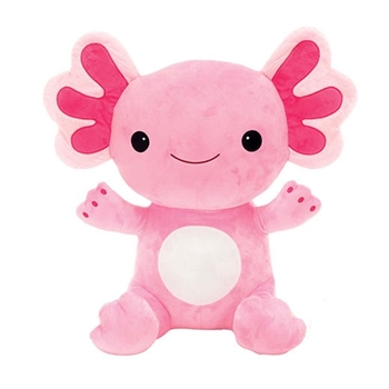 Rose the 9 Inch Stuffed Pink Axolotl by Fiesta