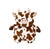 Chubby 14 Inch Cow Stuffed Animal by Fiesta