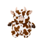 Chubby 14 Inch Cow Stuffed Animal by Fiesta