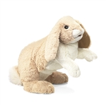 Full Body Tan Bunny Puppet by Folkmanis Puppets