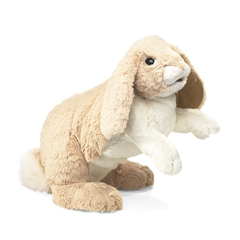 Full Body Tan Bunny Puppet by Folkmanis Puppets