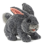 Full Body Gray Rabbit Puppet by Folkmanis Puppets