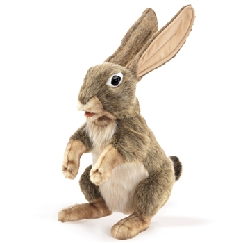 Full Body Jack Rabbit Puppet by Folkmanis Puppets