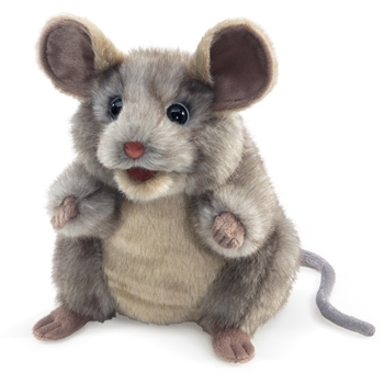 Full Body Gray Mouse by Folkmanis Puppets