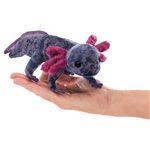 Black Axolotl Finger Puppet by Folkmanis Puppets