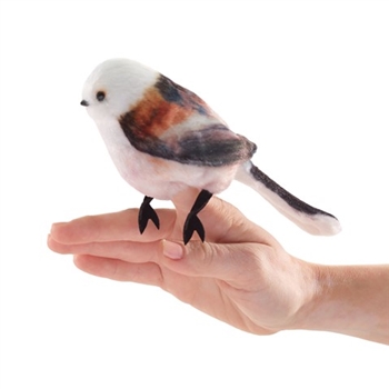 Mini Long-Tailed Tit Finger Puppet by Folkmanis Puppets