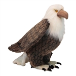 Handcrafted 18 Inch Lifelike Bald Eagle Stuffed Animal by Hansa