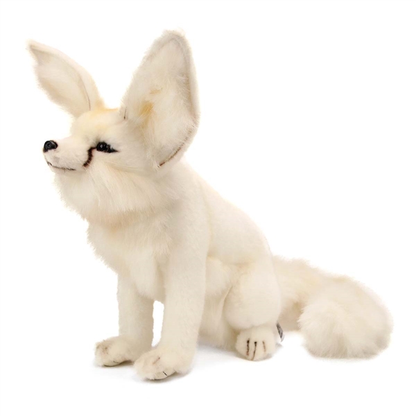 Lifelike Sitting Arctic Fox Stuffed Animal | Hansa | Stuffed Safari