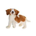 Handcrafted Lifelike St. Bernard Puppy Stuffed Animal Dog by Hansa
