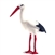 Handcrafted 17 Inch Lifelike Stork Stuffed Animal by Hansa