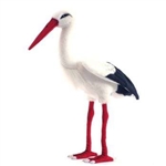 Handcrafted 17 Inch Lifelike Stork Stuffed Animal by Hansa
