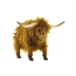 Handcrafted 20 Inch Lifelike Yak Stuffed Animal by Hansa