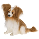 Lifelike Papillon Stuffed Animal by Hansa