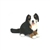Handcrafted 14 Inch Lifelike Bernese Mountain Dog Pup Stuffed Animal by Hansa