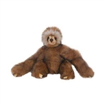 Handcrafted 10 Inch Lifelike Young Three-toed Sloth Stuffed Animal by Hansa